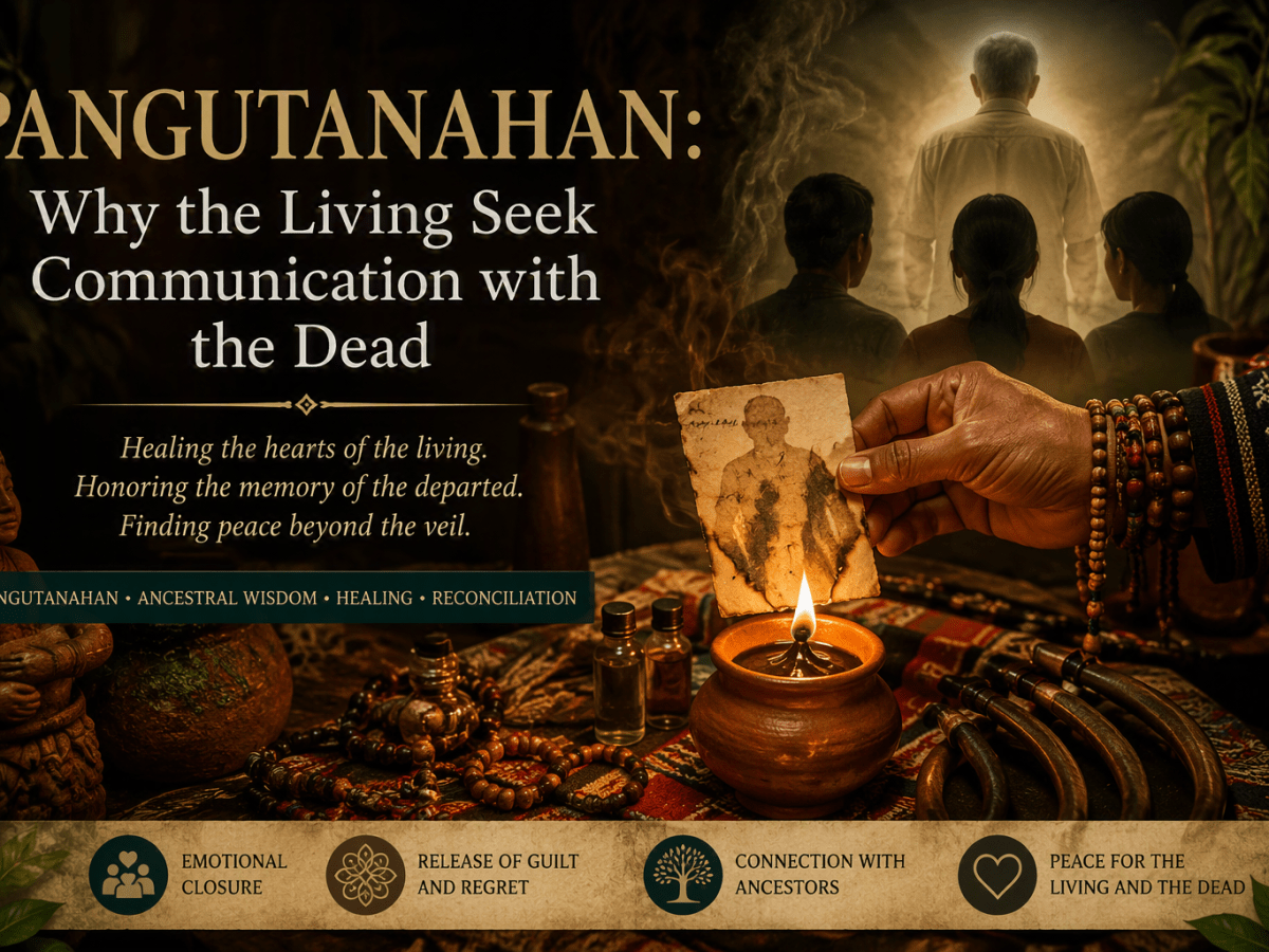 Pangutanahan: Why the Living Seek Communication with the&nbsp;Dead